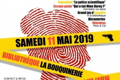 Affiche Escape Game La Bouquinerie - 21 mai 2019