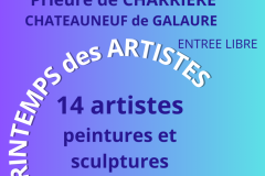 Printemps des Artistes - Prieuré de Charrière du 01er au 12 mai 2024