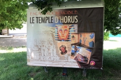 Caravane "Le temple d'Horus" - Conception graphique